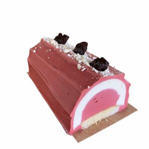 Bûche glacée Vanille Framboise