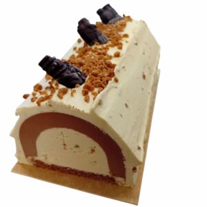 Bûche Glacée Caramel Beurre Salé Chocolat